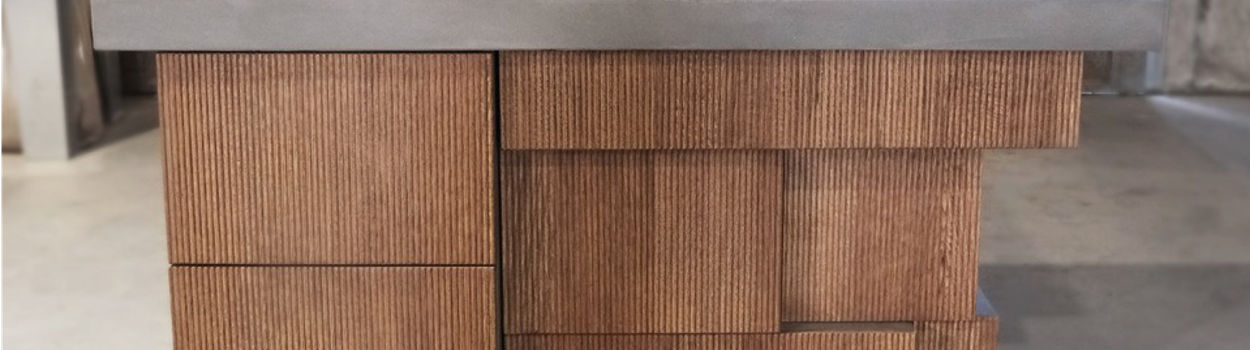 GFRC concrete kitchen