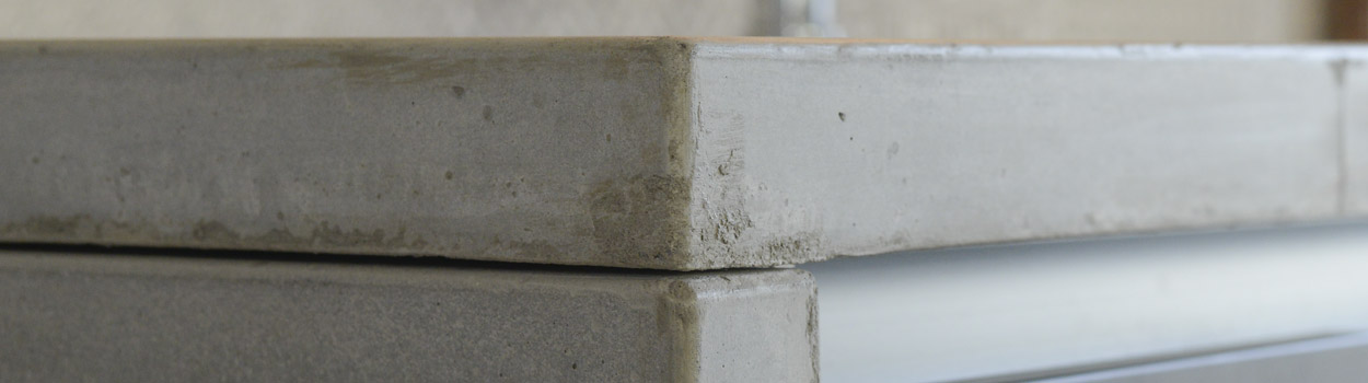 Bespoke concrete countertop washbasins